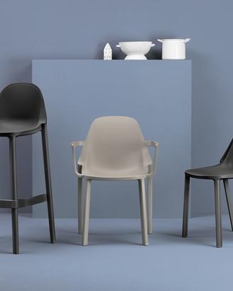 Sedie e sgabelli polipropilene design uguale