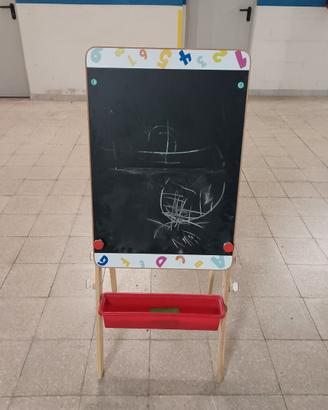 Tavolo e lavagna douple face