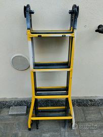 Scala telescopica 3,8 m (1,9+1,9) pieghevole
