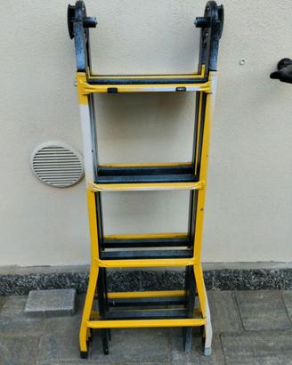 Scala telescopica 3,8 m (1,9+1,9) pieghevole