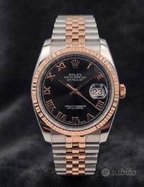 Orologio datejust acciaio e oro rosa
