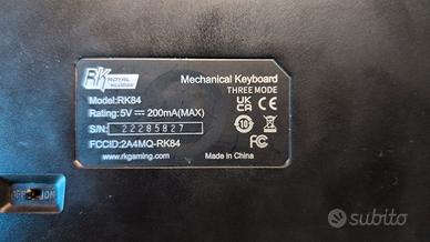 Testiera meccanica RoyalKlunge rk 84