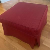 Pouf bordeaux