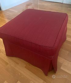 Pouf bordeaux