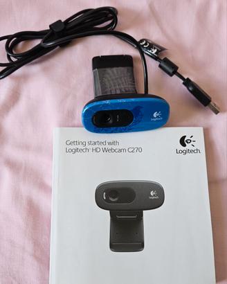 WEBCAM HD C270 LOGITECH azzurra