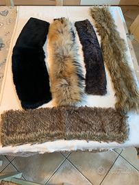 N.5 Accessori in pelliccia vera e sintetico