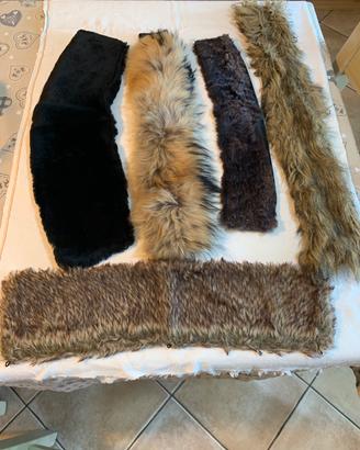 N.5 Accessori in pelliccia vera e sintetico