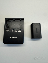 CANON batteria LP-E6 e caricabatterie LC-E6