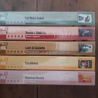 5 videocassette nuove grandi film