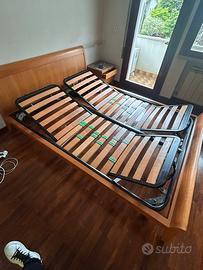 Letto con rete ergonomica