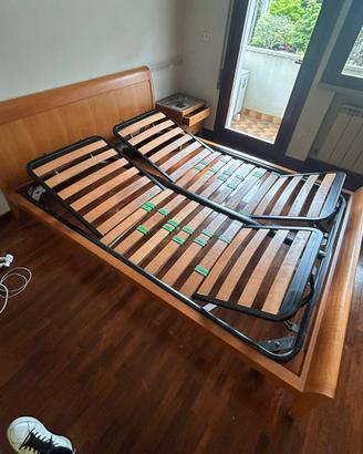 Letto con rete ergonomica