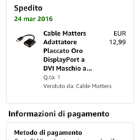 Cavo adattatore 3 pezzi