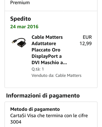 Cavo adattatore 3 pezzi
