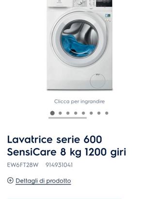 Lavatrice Electrolux, 2anni di garanzia