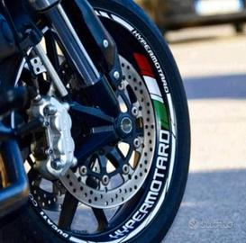 Grafiche Stickers Cerchi Ducati Hypermotard 1100