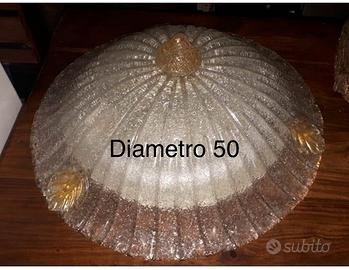 Plafoniera marcherita murano