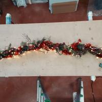 Ghirlanda Natalizia con luci