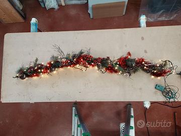 Ghirlanda Natalizia con luci