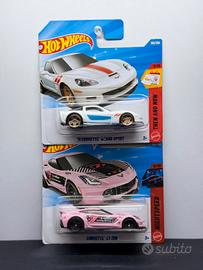 Hot Wheels Lotto Corvette - Grand Sport + C7 Z06
