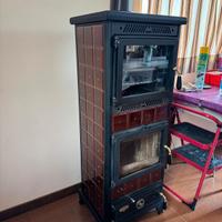 stufa a legna con forno