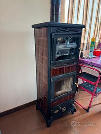 stufa a legna con forno