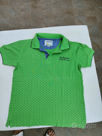 Polo verde brillante tg XL (10-13 anni) marca Be B