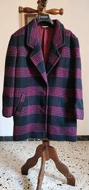 Giaccone vintage misto Lana Mohair a quadri Tartan