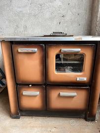 Stufa a legna vintage Zoppas con forno