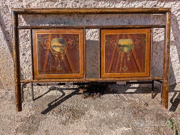 Terminali letto in acciaio XIX secolo