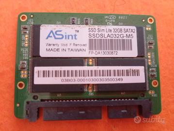 SSD 32 gb SLIM per notebook