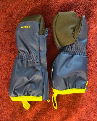 Guanti da neve / muffole per bambini di 3/4 anni