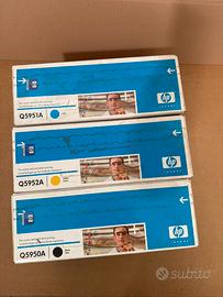 Cartucce HP Originali Q5950A, Q5951A, Q5952A