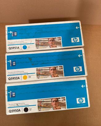 Cartucce HP Originali Q5950A, Q5951A, Q5952A