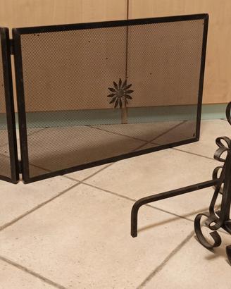 Paraschizzi e alari per camino