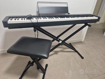 Tastiera casio piu supporto piu sgabello