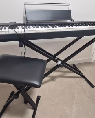 Tastiera casio piu supporto piu sgabello
