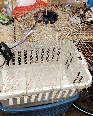 lampadario in rattan by Maison Du Monde