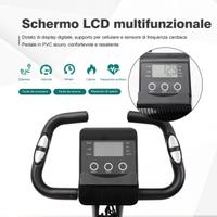 Bicicletta pieghevole con resistenza magnetica reg