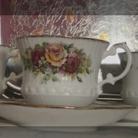 6 tazzine da the ceramica inglese