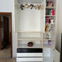 Mobile guardaroba libreria- con cassetti e ante