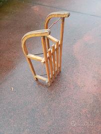 slitta in legno vintage