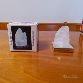 lampada al led cristallo di sale 