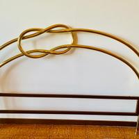 Spalliera letto in ottone