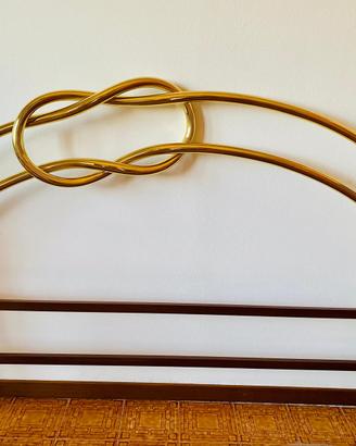 Spalliera letto in ottone