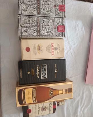  5 bottiglie di whisky e 1 di cognac! i