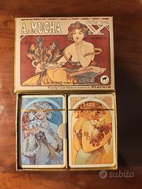 Carte da gioco da collezione A. Mucha