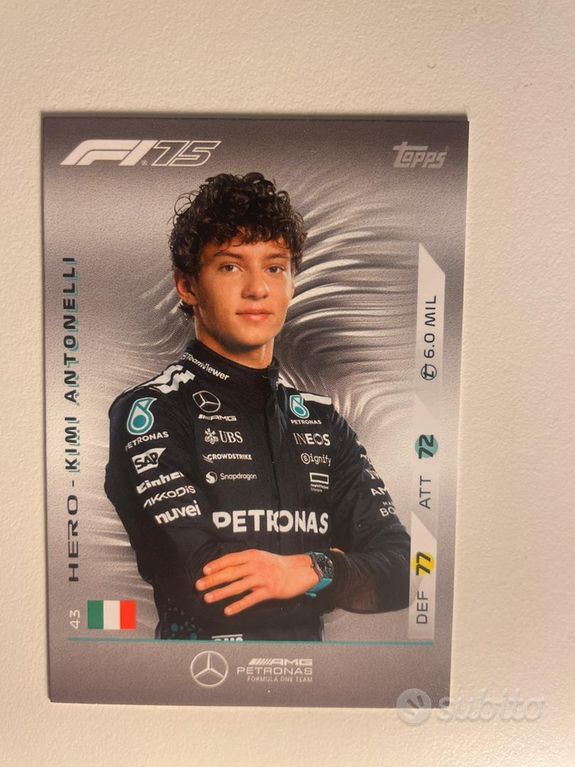 Kimi Antonelli Topps 2025 card - Collezionismo In vendita a Ferrara