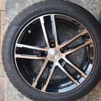 cerchi in lega completi di gomme da neve 