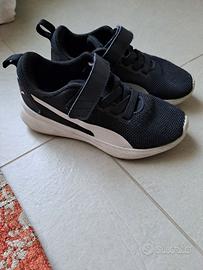 sneakers bambino puma n.29 bianche e nere