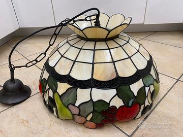 Lampadario Perenz stile Tiffany